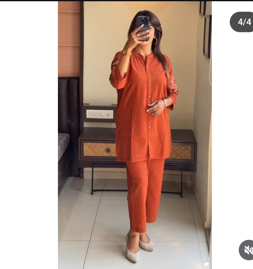 Maverick Fusion Designer Cotton Co-ord Set
